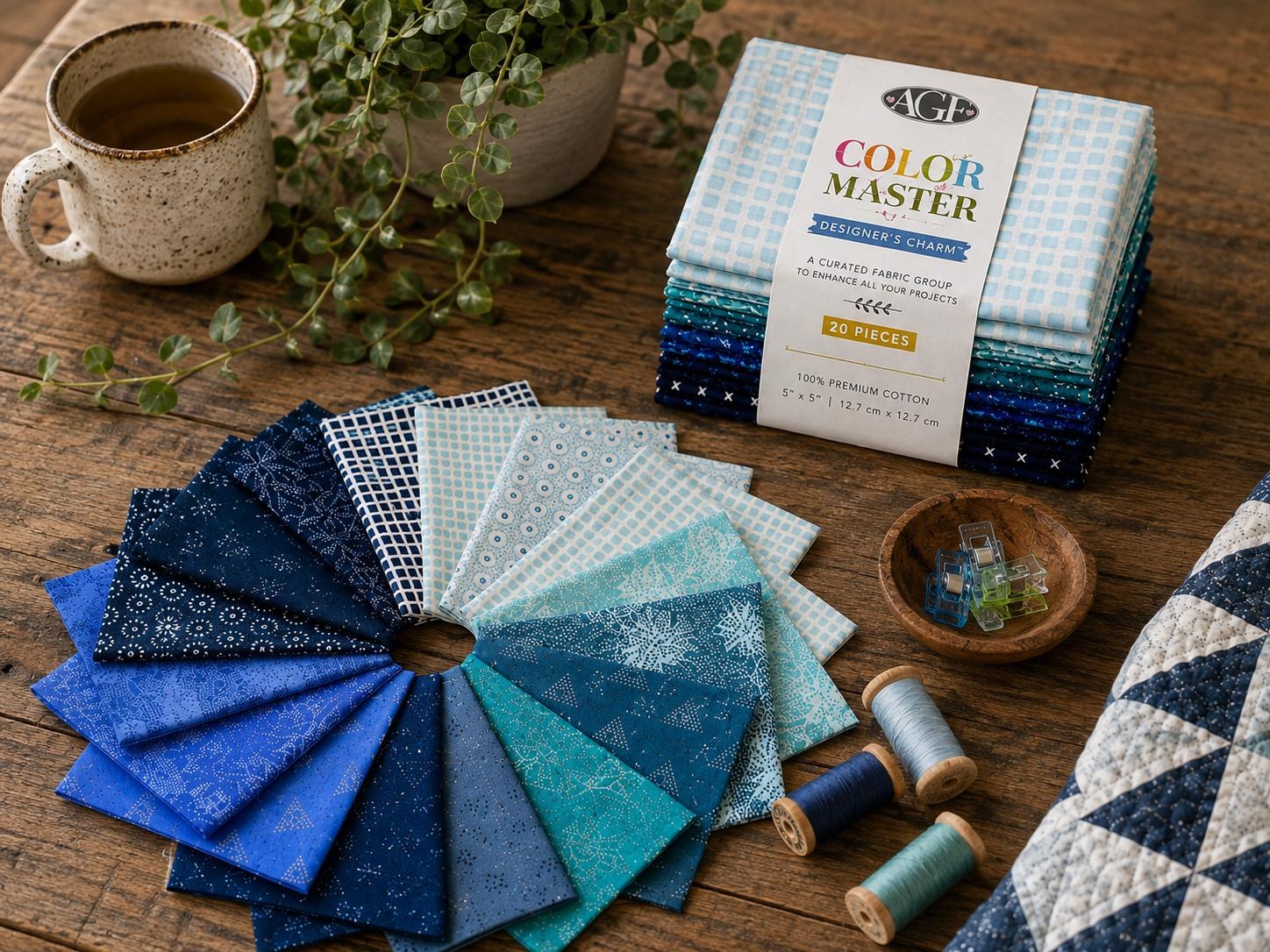 AGF 16 FQ Blender Bundle and Stash Builder - Color Master Calm Ocean (Blues)