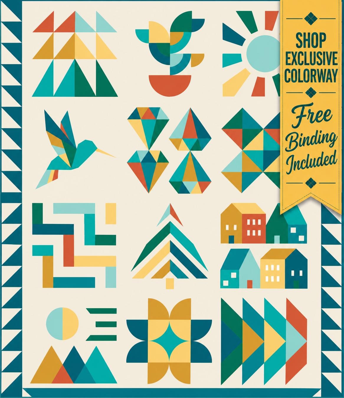 Happy Memories Hand + Soul 2027 BOM Fabric Bundle, AGF Pure Solids, Shop Exclusive Colorway