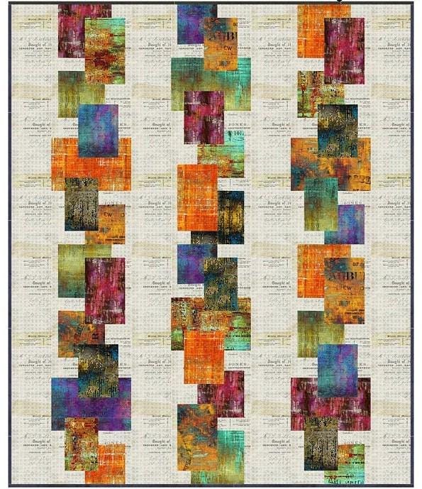 Suburban Skies - Tim Holtz Quilt Kit
