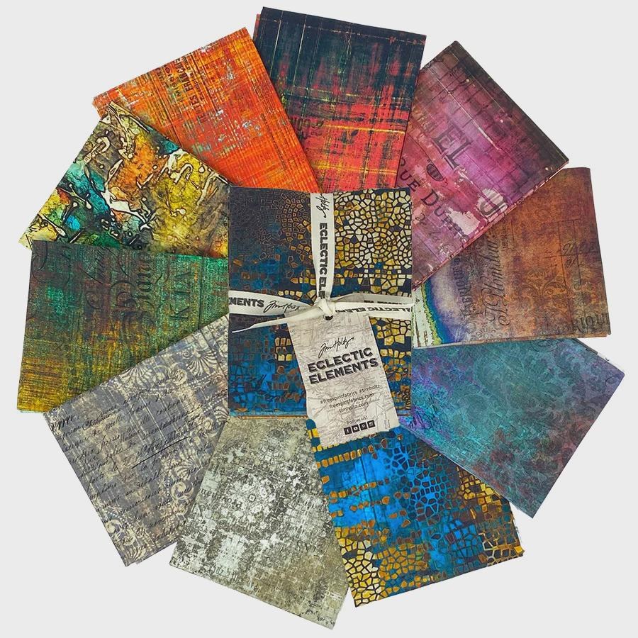 Tim Holtz Fabric - Superfast Make - Waverly Quilt Kit: (48x64)