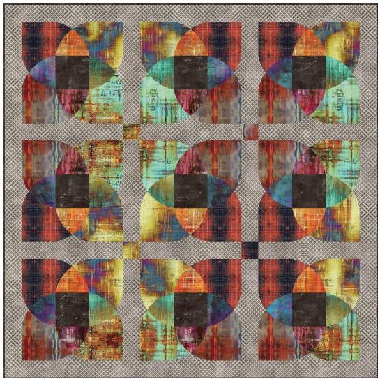 Reflections Quilt Kit - Tim Holtz Fabrics quilt kit