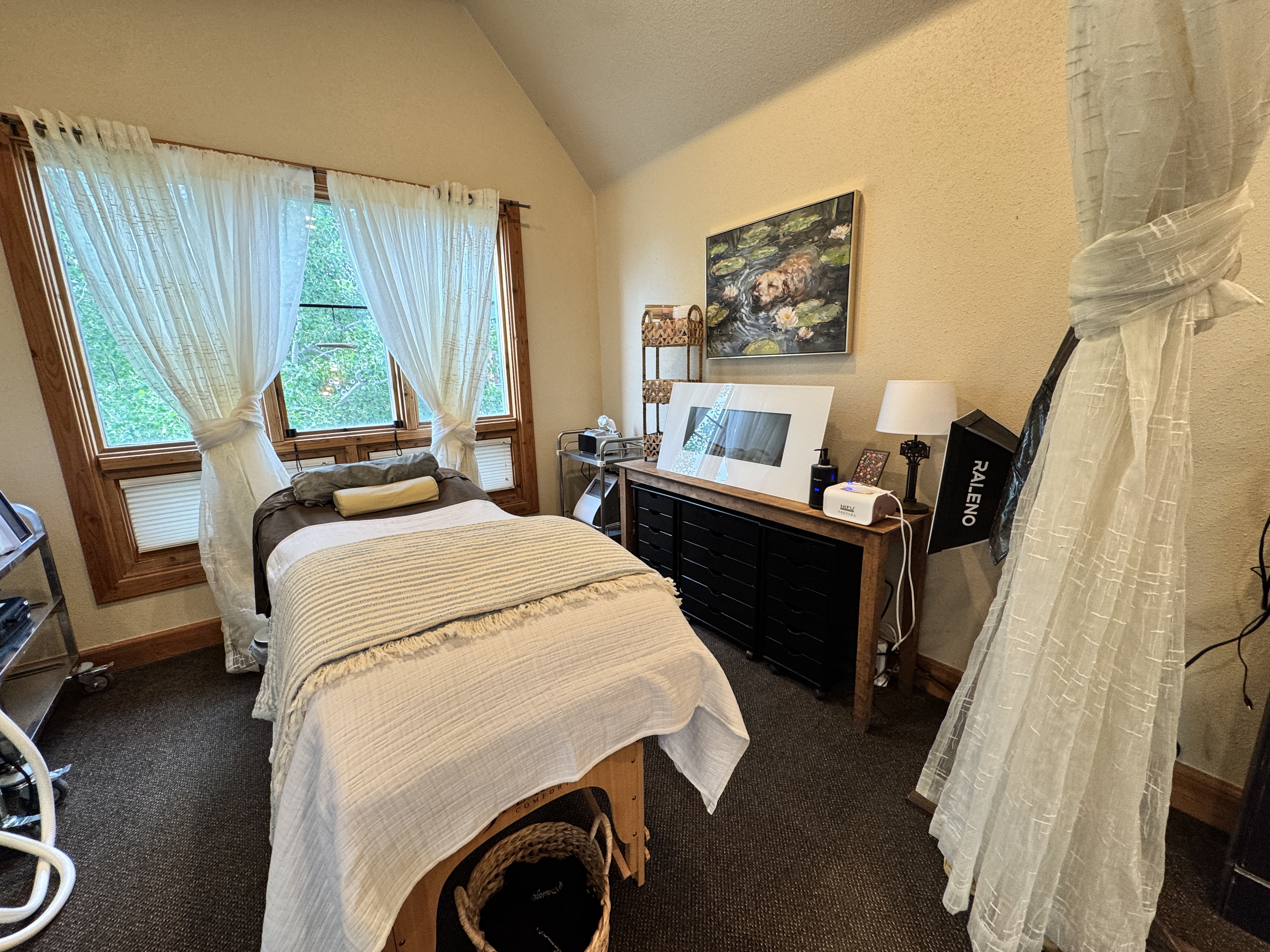 A treatment room at Integrated Wellness