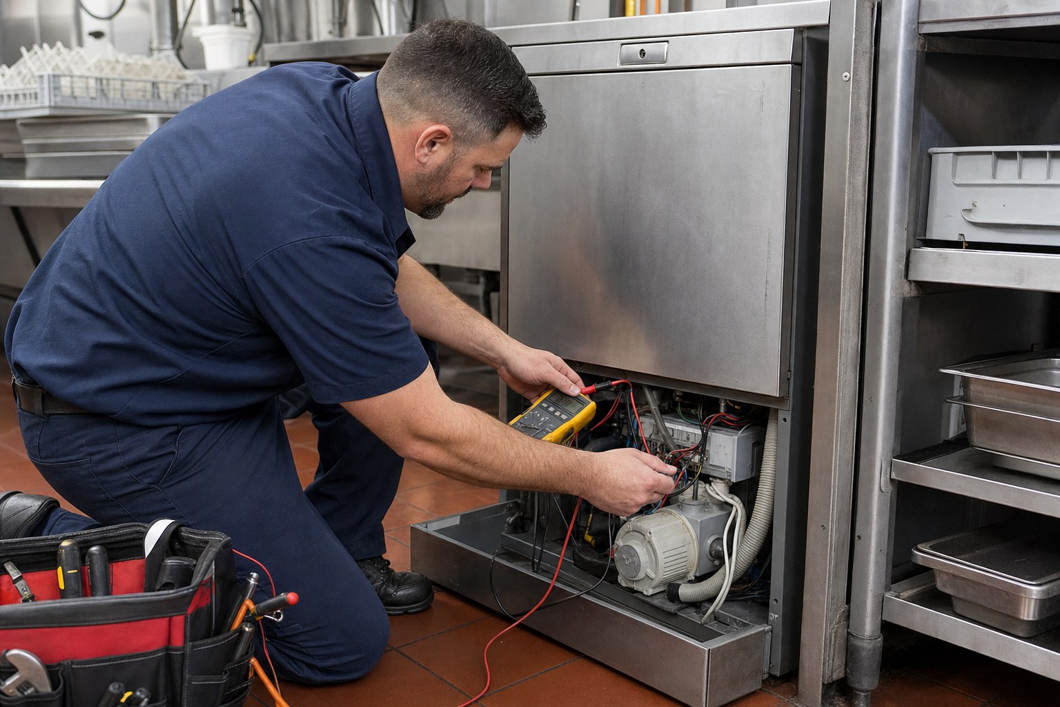 Commercial dishwashers service