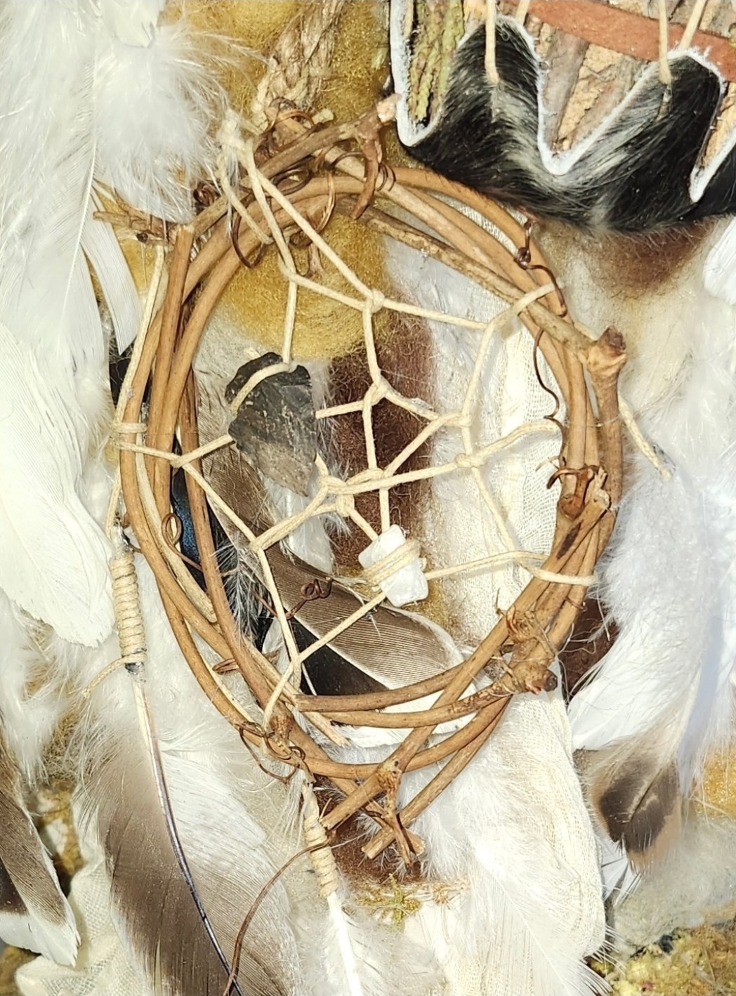 Keepers of the Night, a handmade dreamcatcher