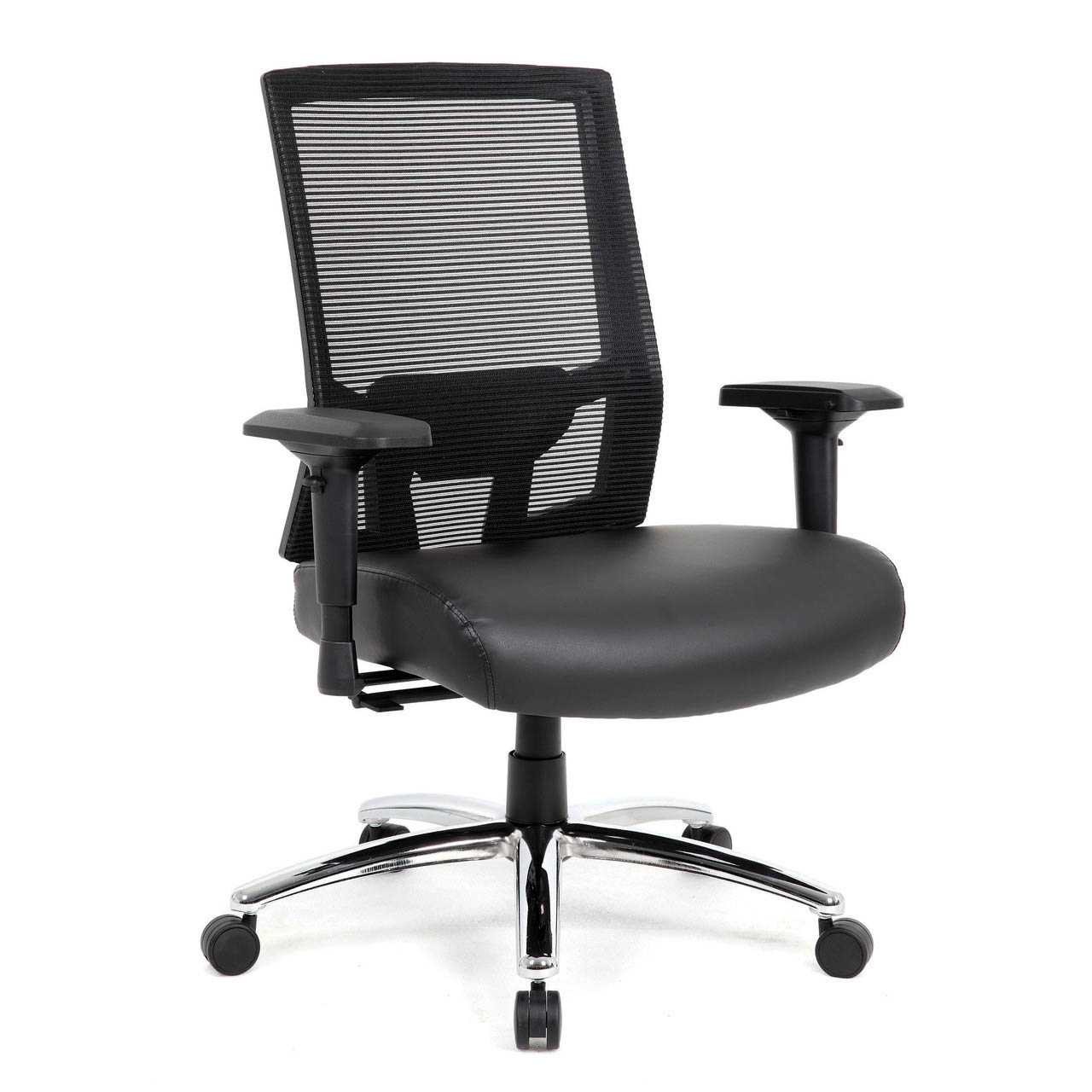 Big & Tall Mesh Back Executive Chair with Heavy-duty Chrome Base