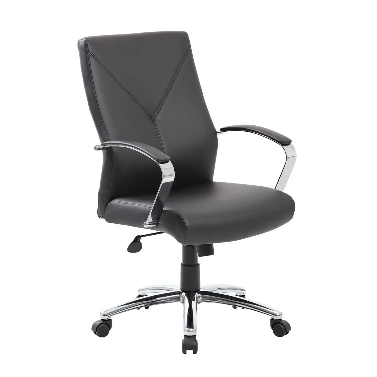 Boss LeatherPlus Executive/Conference Chair - in Black or Grey