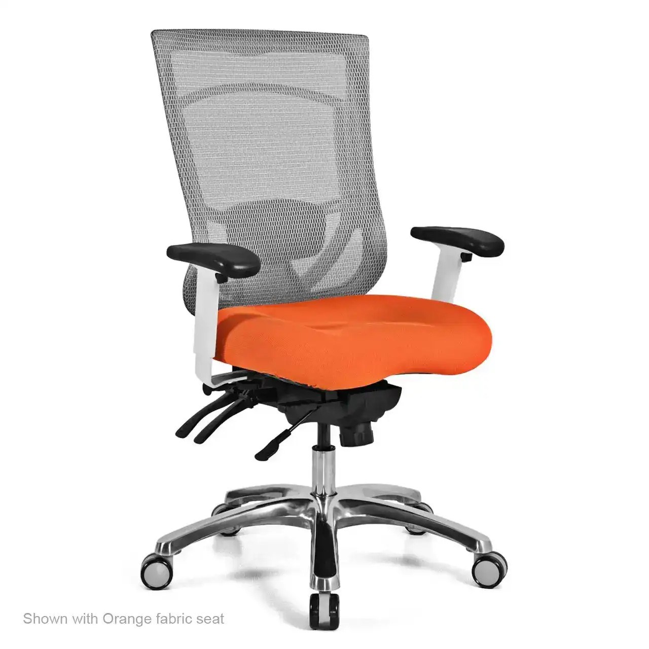 CoolMesh Pro Executive Multifunction White Frame Mesh Back Chair