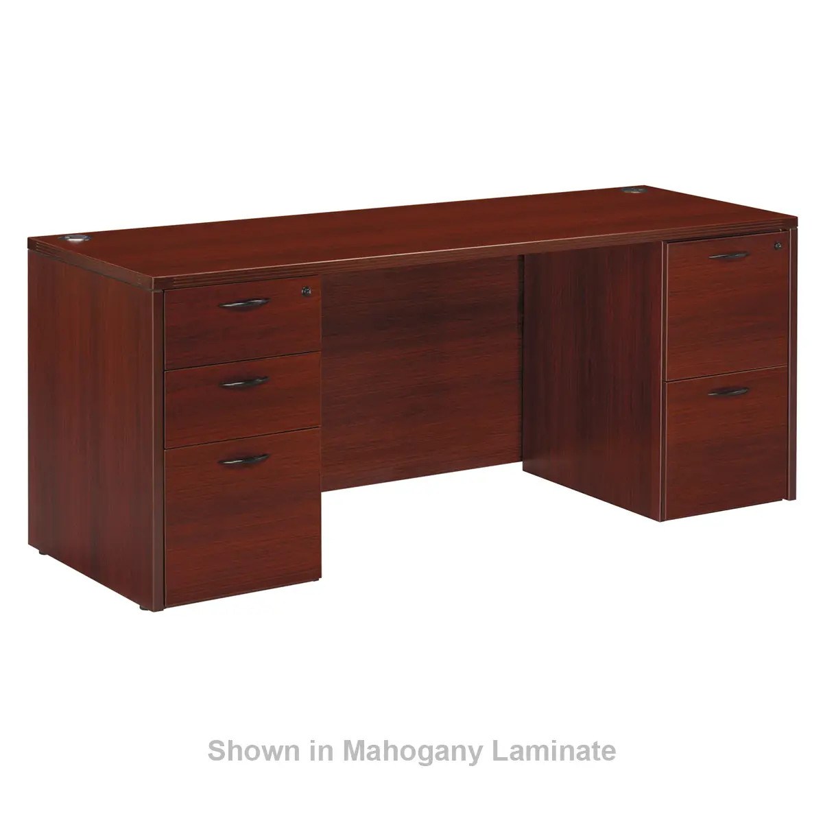 Double Pedestal Desk 71"x35"