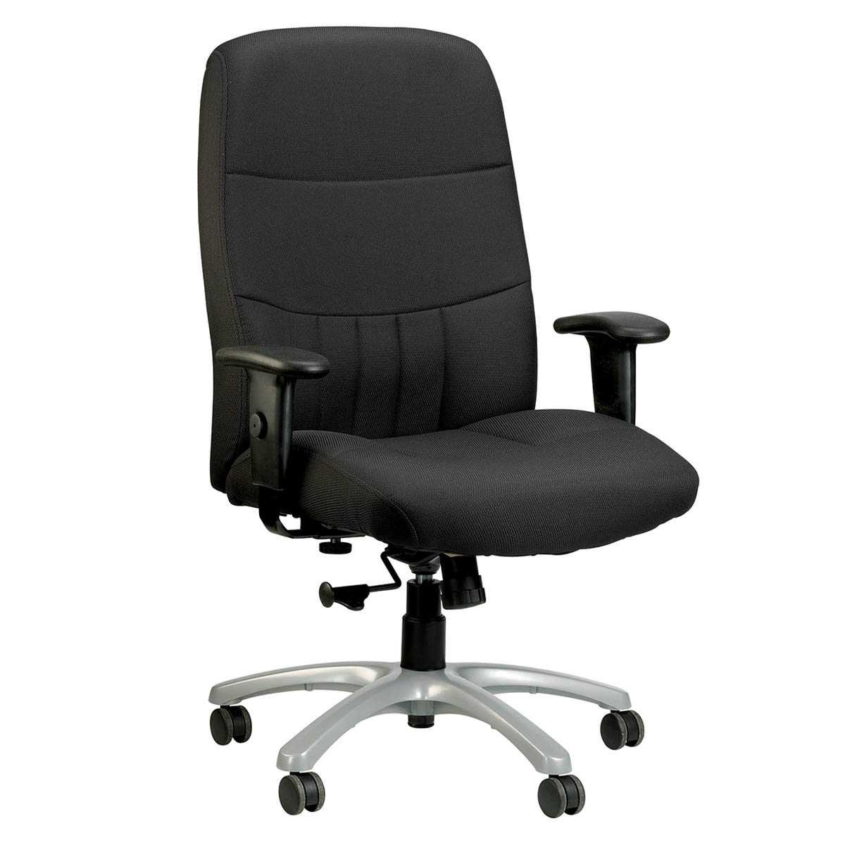 Eurotech Excelsior 350 Executive Big and Tall Office Chair in Black Fabric / BM9000
