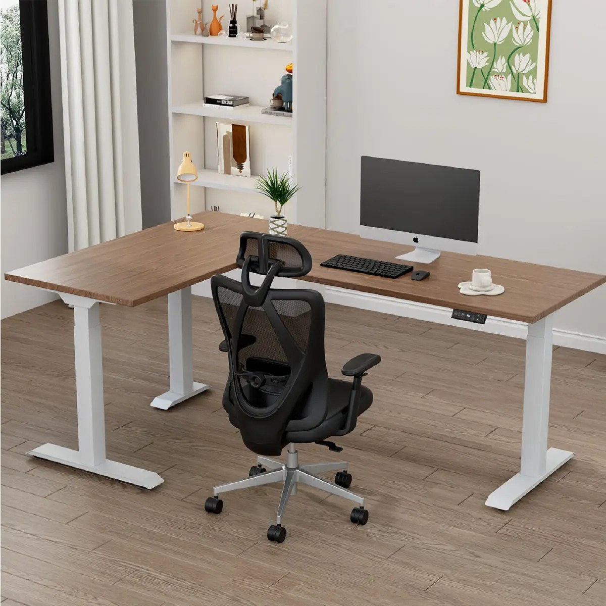 Flexispot Pro 3-Stage Dual Motor Adjustable Height L Desk
