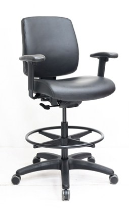 Healthcare Stool with Adjustable Arms