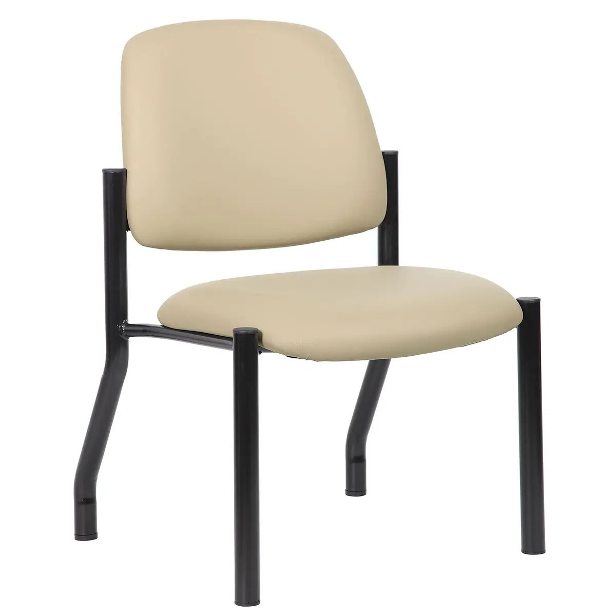 Mid-Back Heavy Duty Bariatric Armless Guest Chair - Supports 300 Lbs.