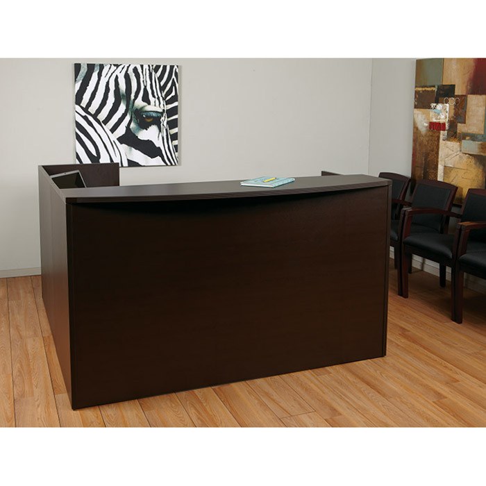 Napa Reception Station 71x71x42H Single Pedestal