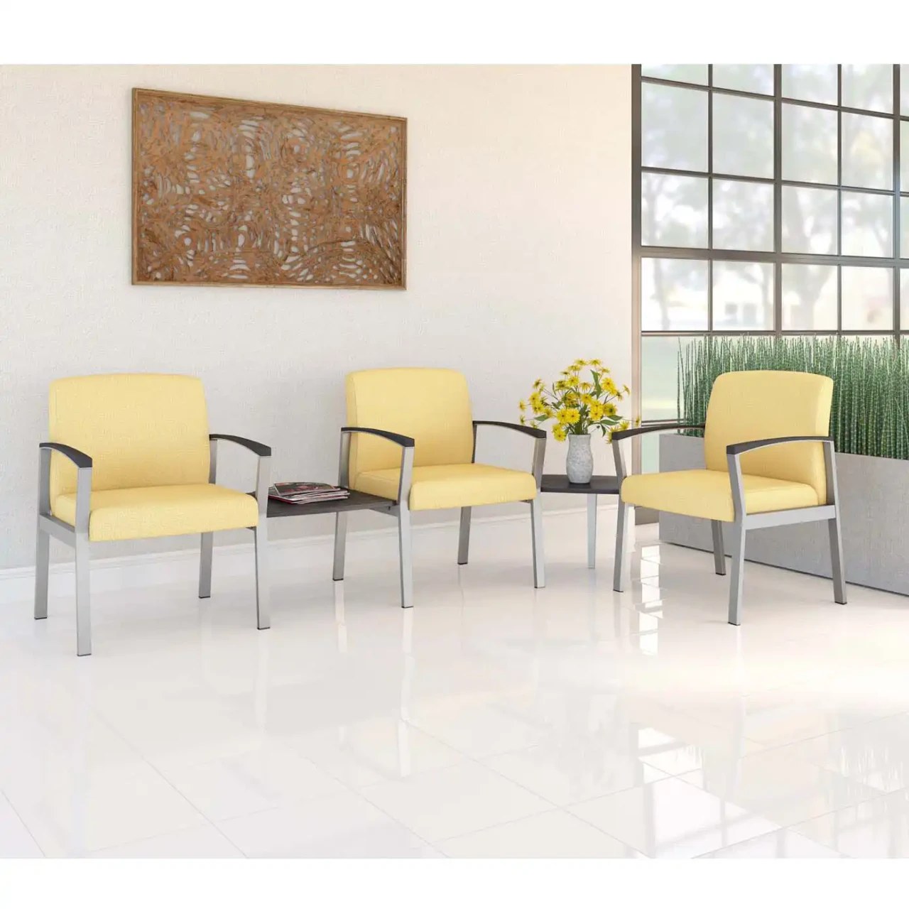 Santee Metal Frame Reception Chairs - Great for Healthcare