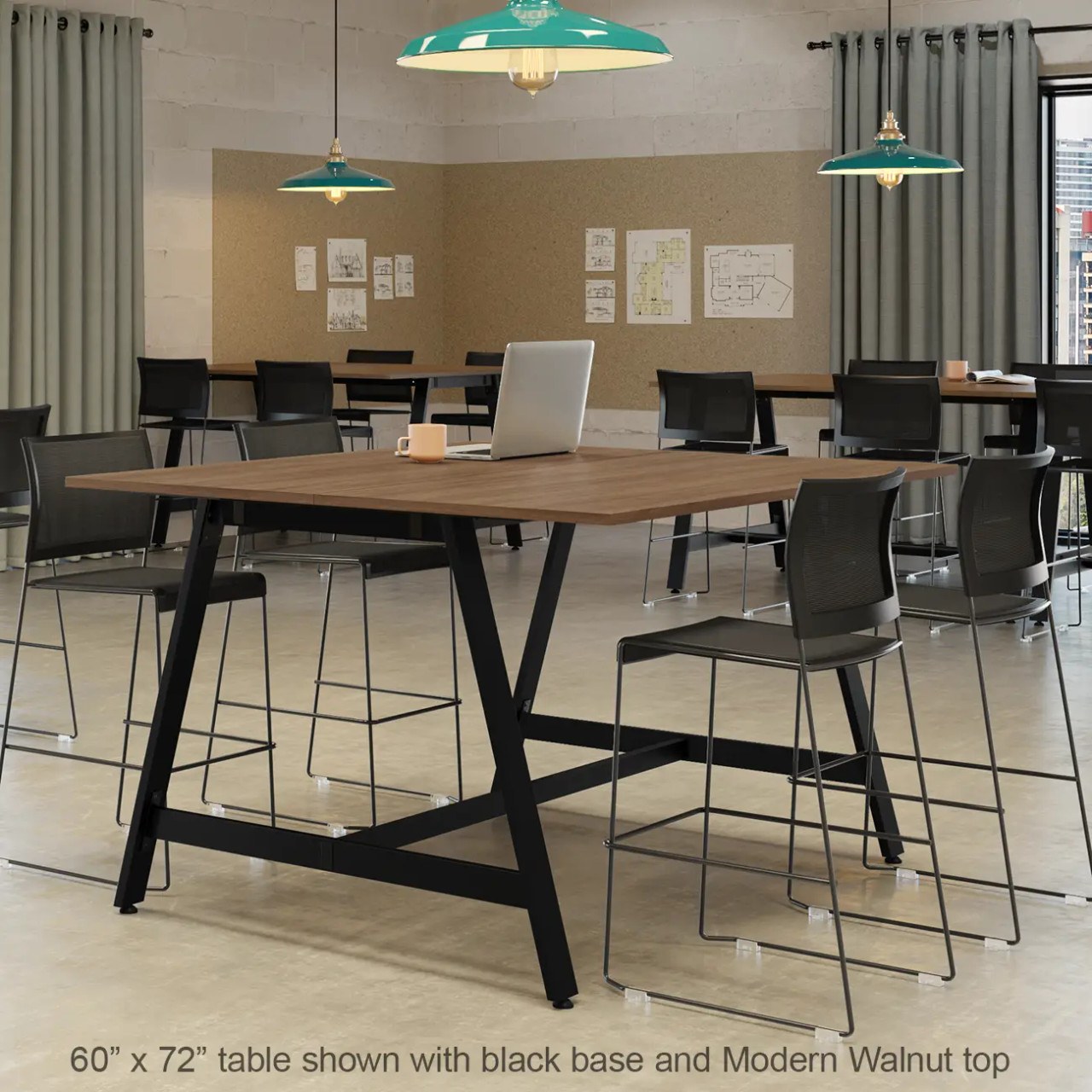 Signature  Gathering Work Table with VA Metal Legs
