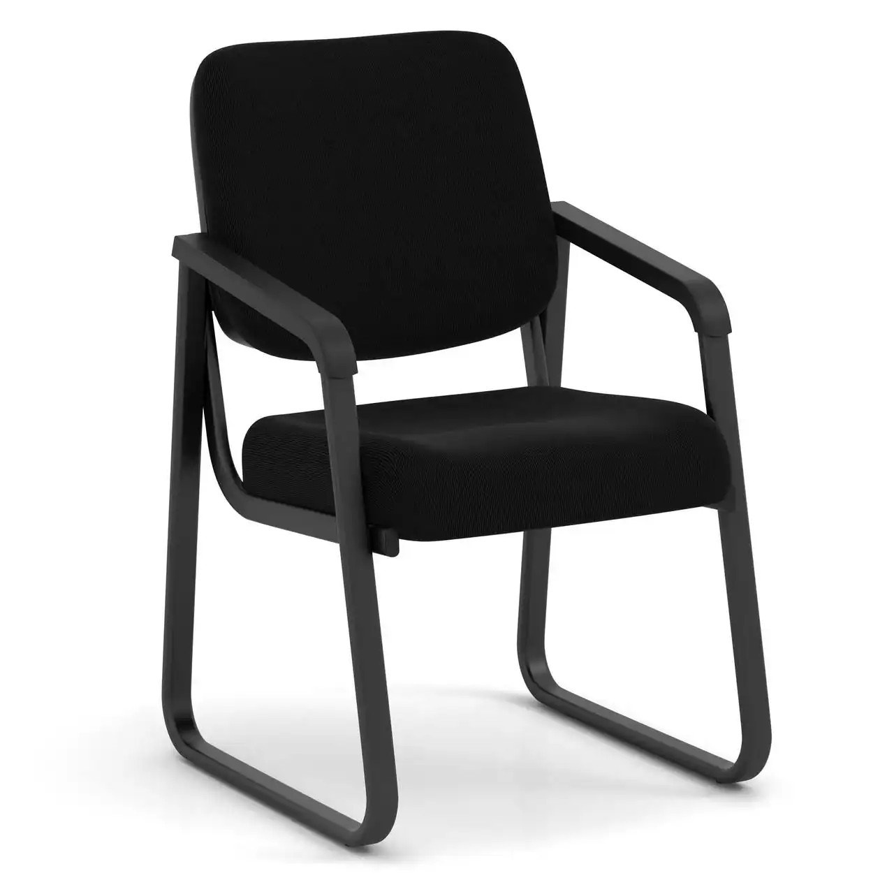 Sled Base Guest Chair with Black Frame