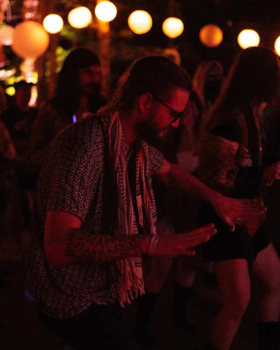 Guests gathered and dancing at Passage