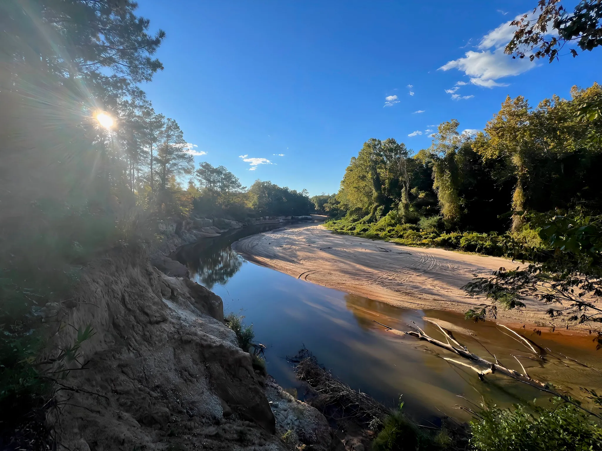 Chewacla Creek running through Farmcamp