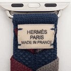 Authentic Hermes Nylon Replacement Watch Strap Blue 680dd4