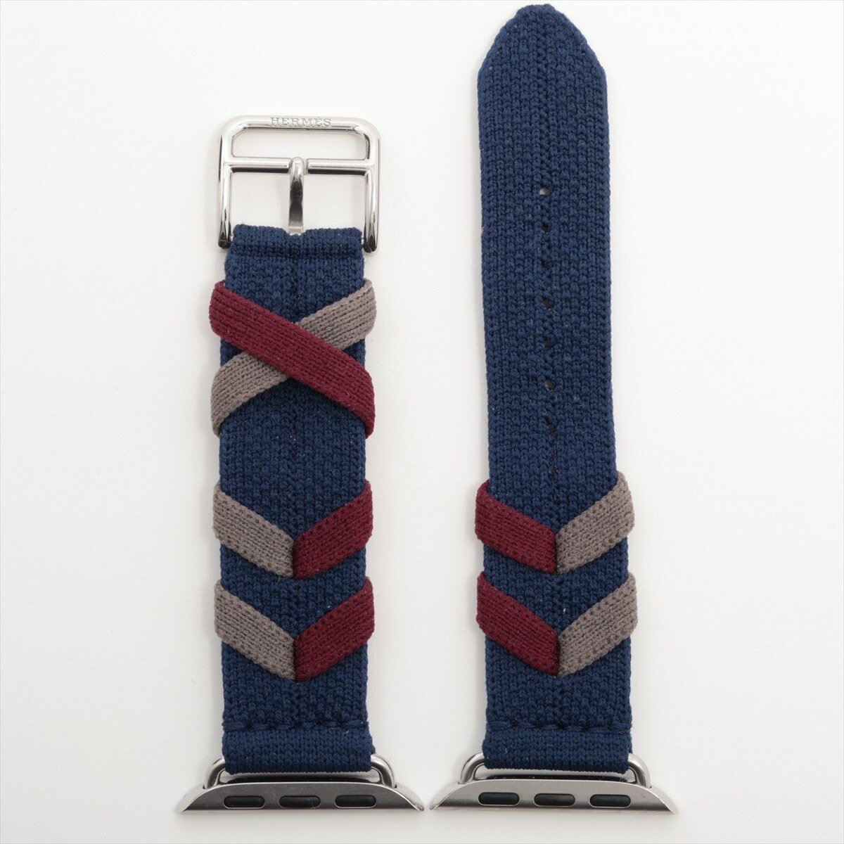 HermèS Strap W Buckle Ss Nylon Replacement For Apple Watch Original US Seller