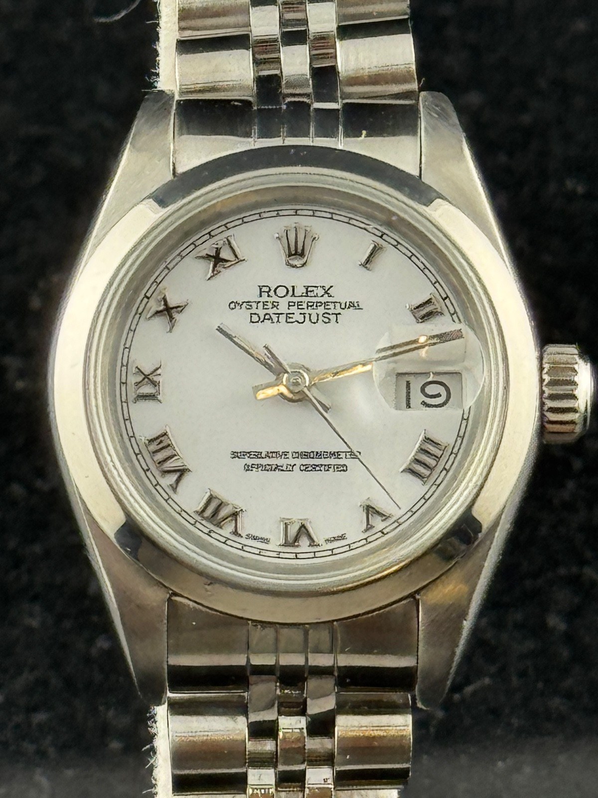 Rolex Oyster Perpetual 69160 Datejust Jubilee Roman Dial Box Paper Serviced
