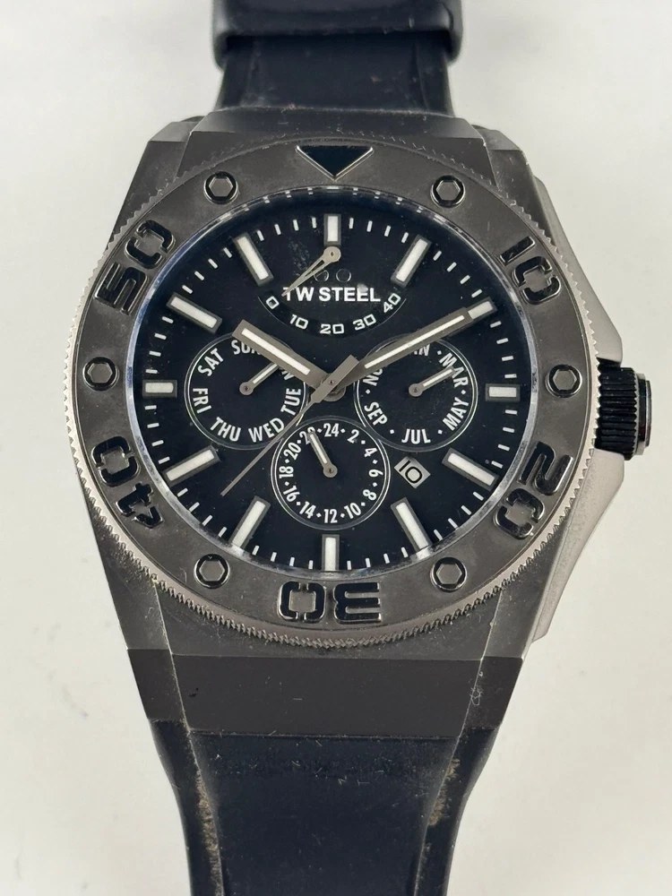 Tw Steel Ceo Ce5001 Diver 48mm Automatic Titanium Watch Box Papers
