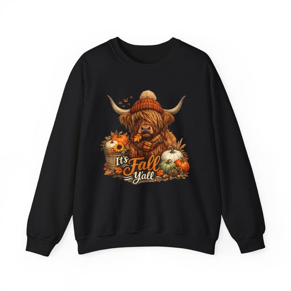 It’s Fall Y’all Highland Cow