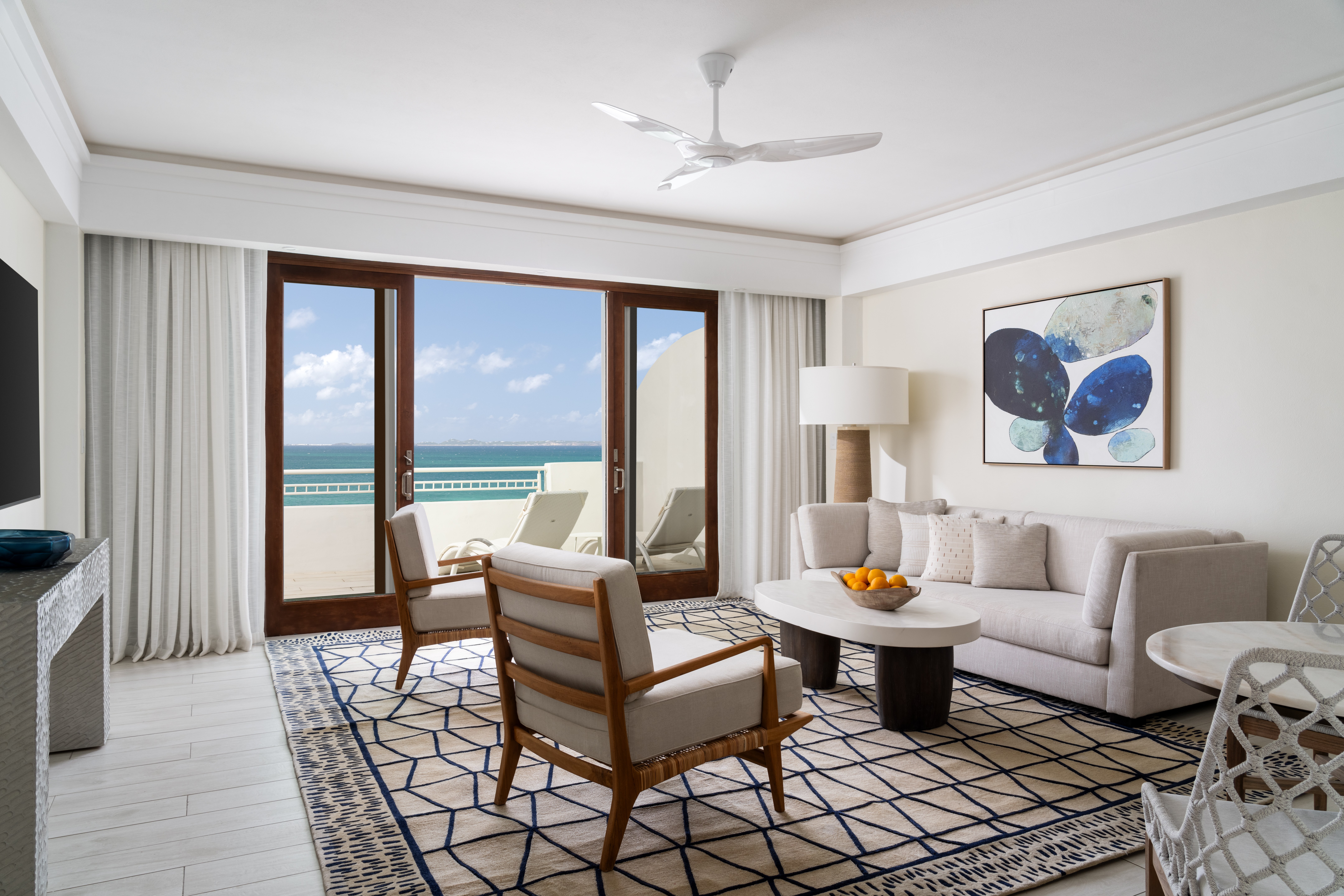 A composed suite interior suited to private group travel