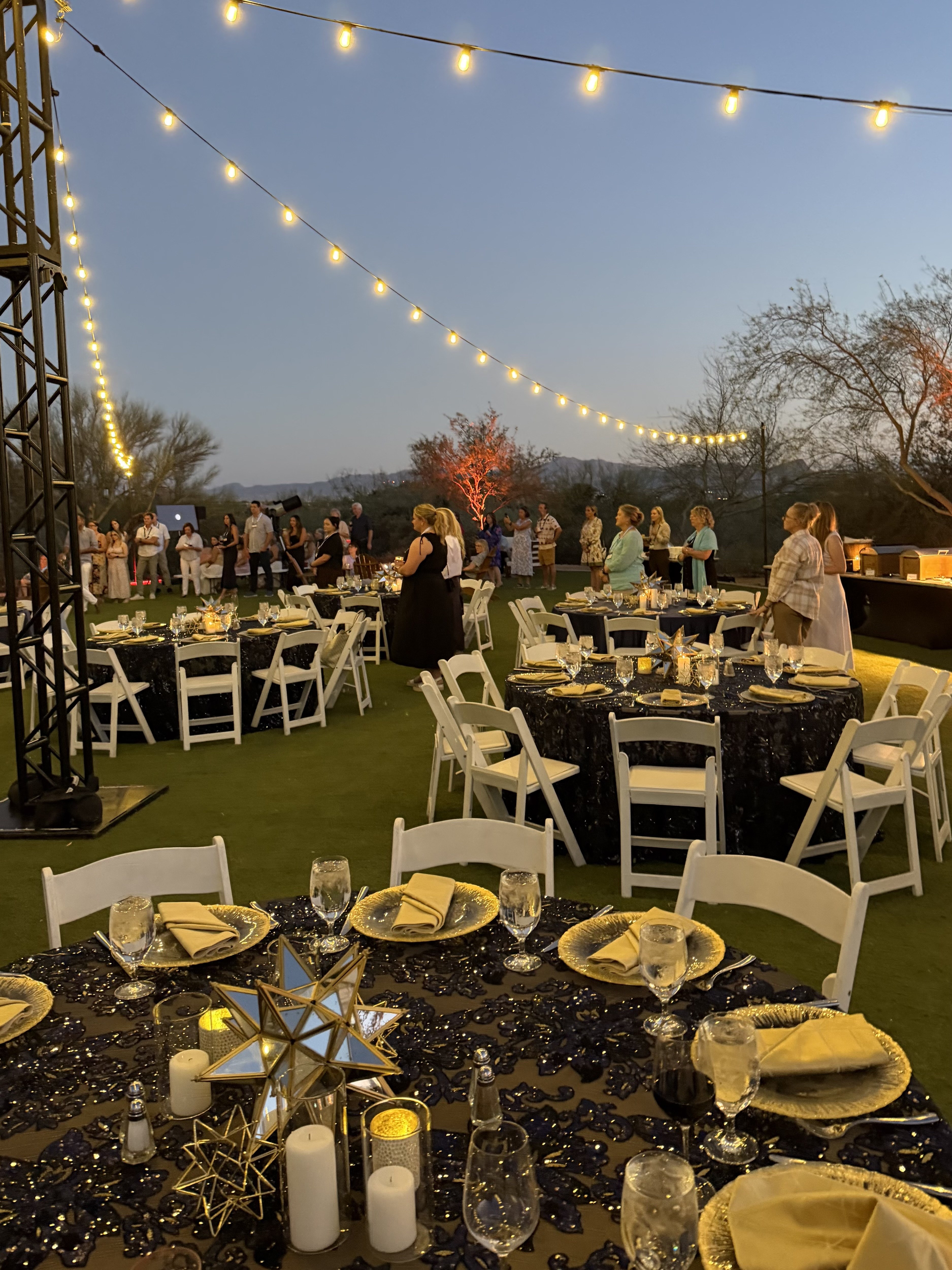 Private meeting setting prepared for a corporate retreat