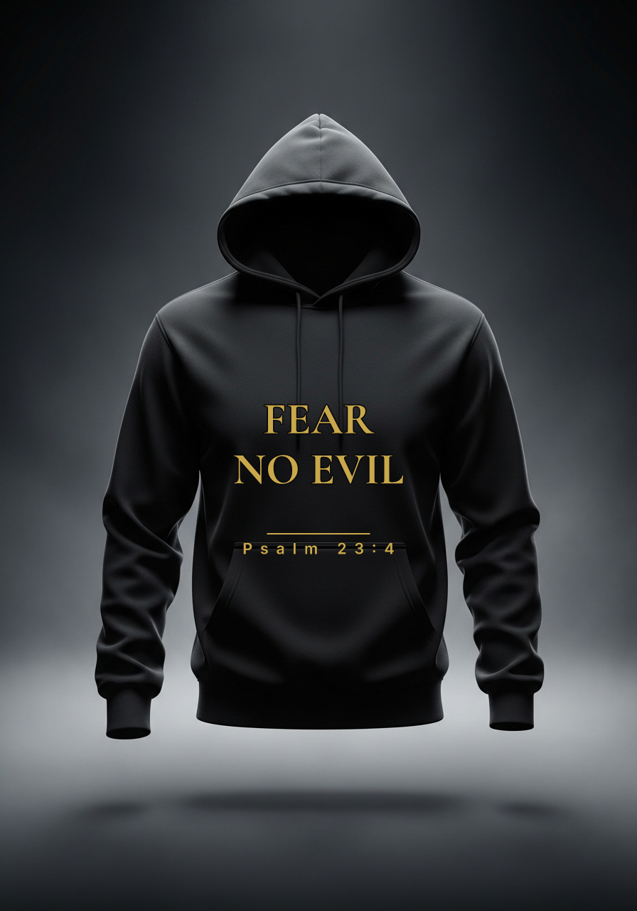 "Fear No Evil" Hoodie faith-based apparel