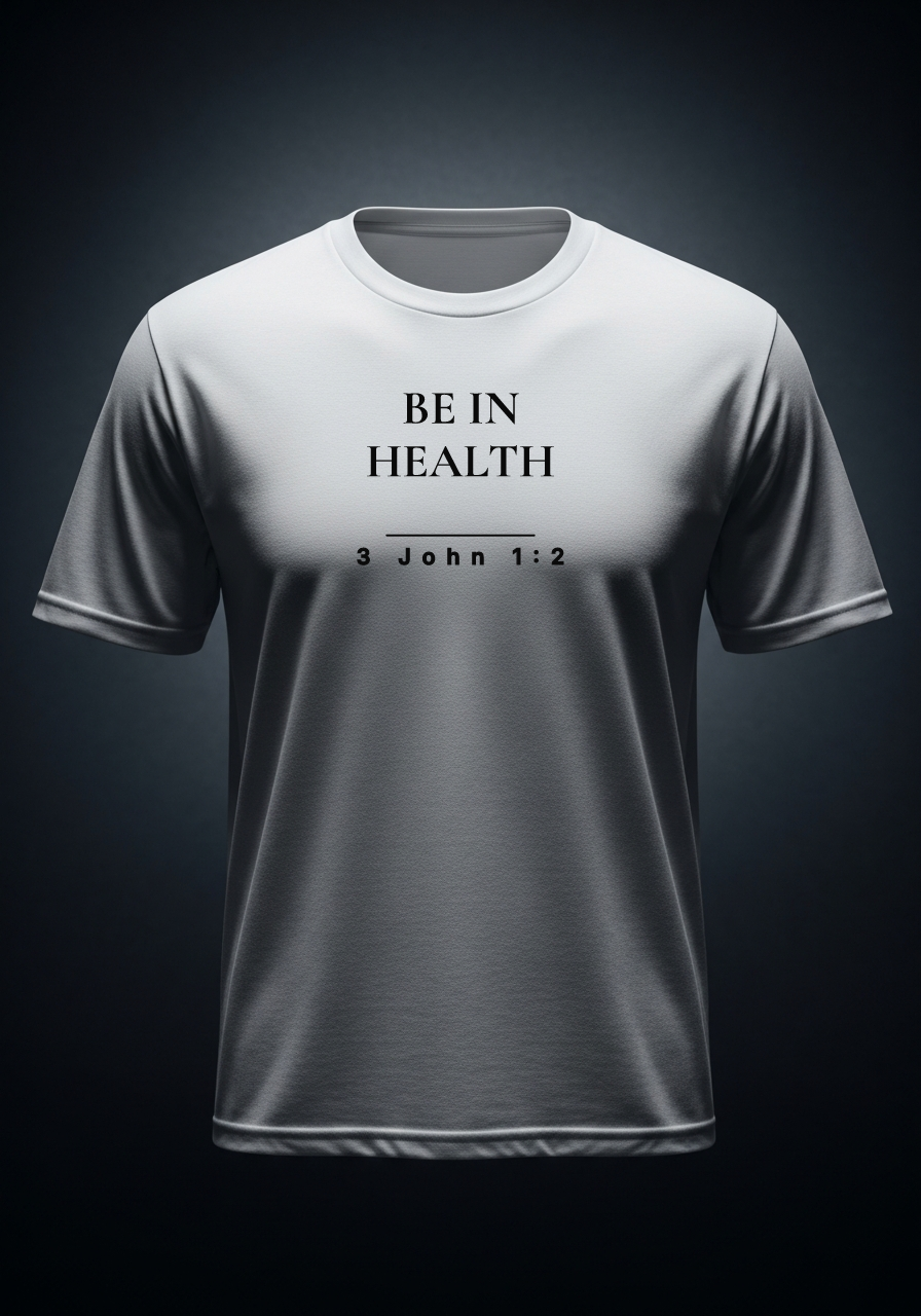 "Be In Health" Tee faith-based apparel