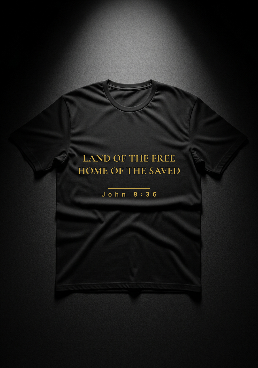 "Land of the Free" Tee faith-based apparel