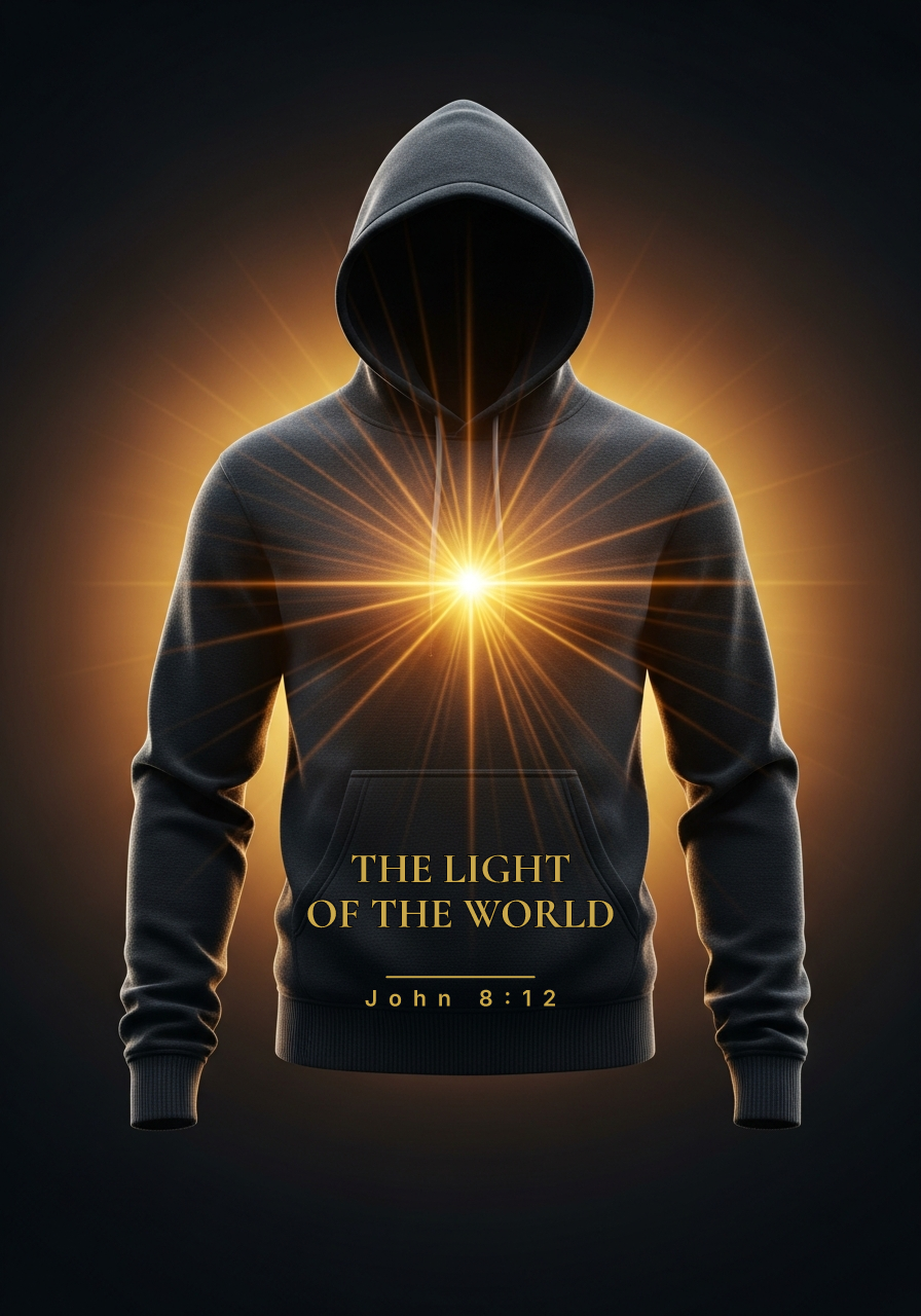 "Light of the World" Hoodie faith-based apparel