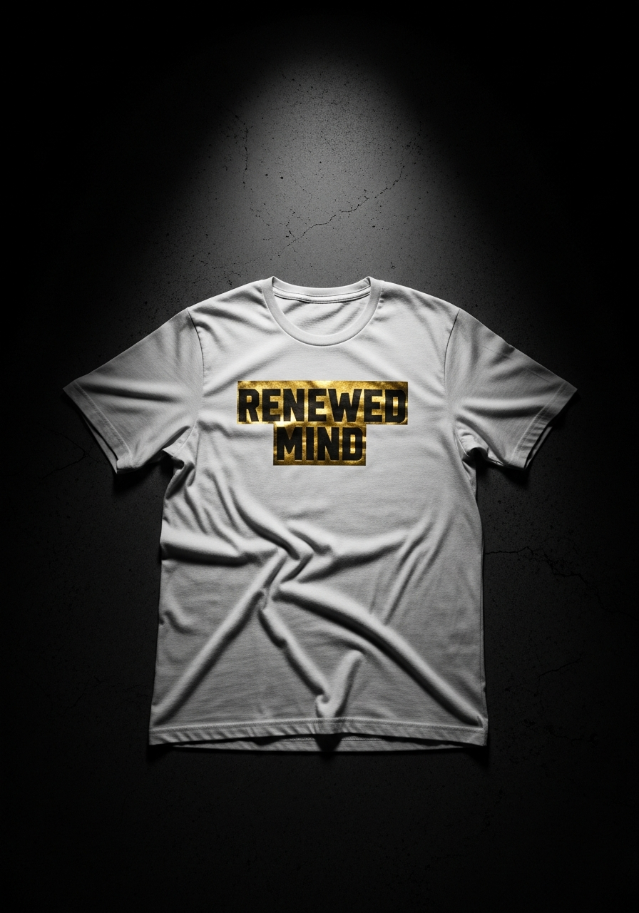 "Renewed Mind" Tee faith-based apparel