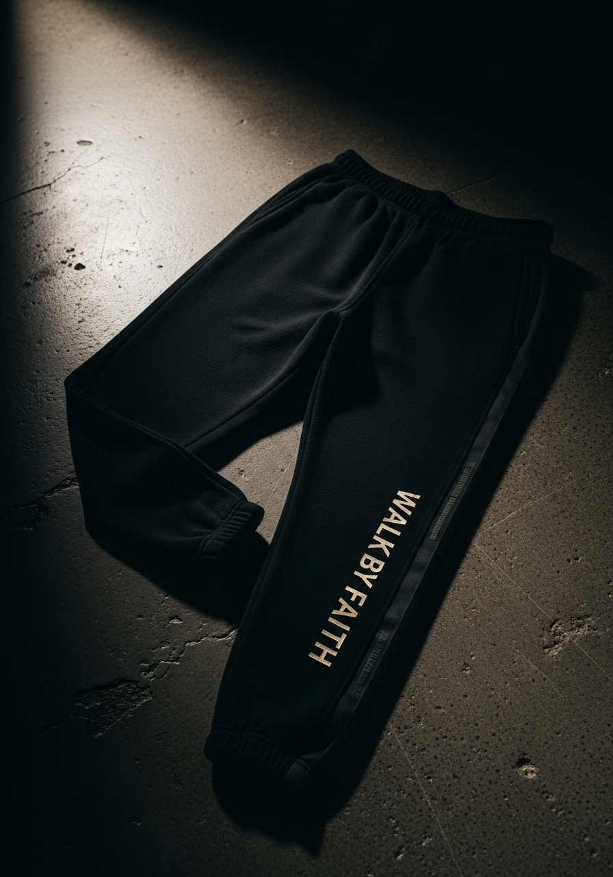CRWN Threads Walk By Faith joggers