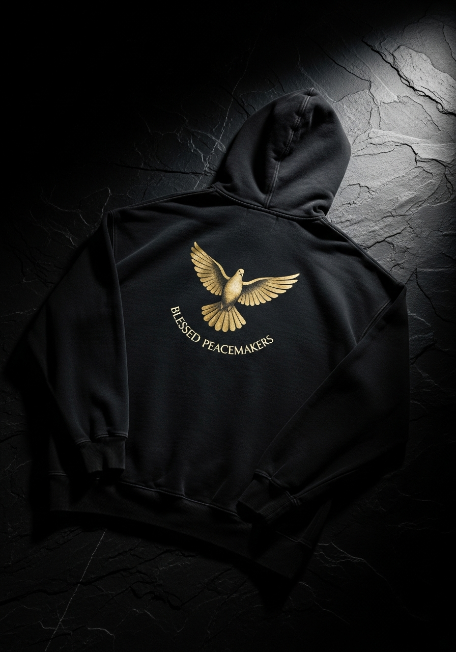 "Blessed Are The Peacemakers" Hoodie faith-based apparel