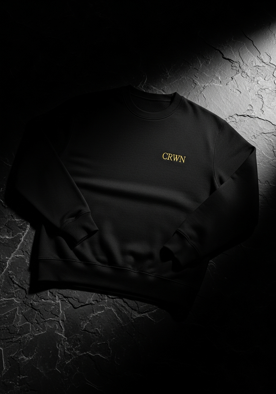 CRWN Logo Crewneck faith-based apparel