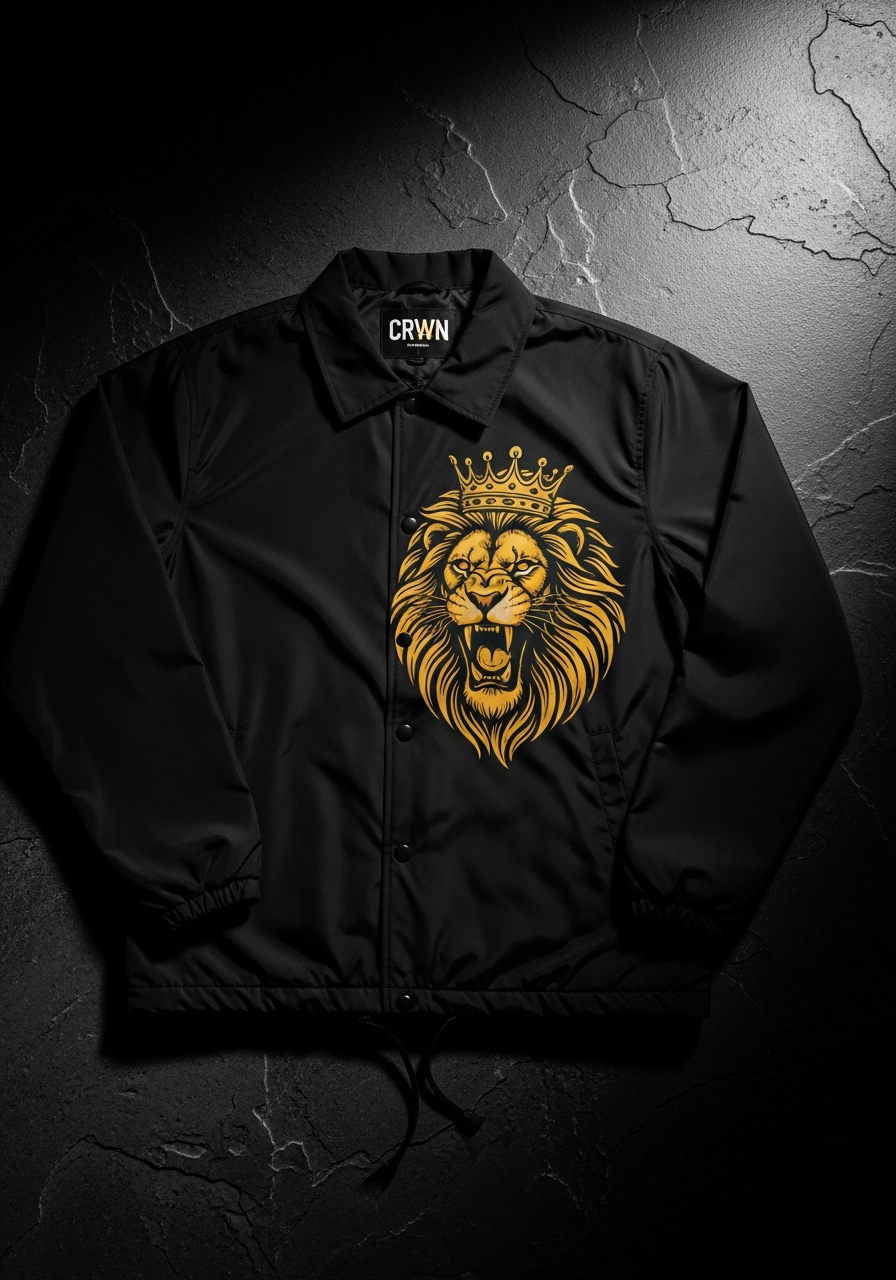 "Lion of Judah" Coach Jacket faith-based apparel