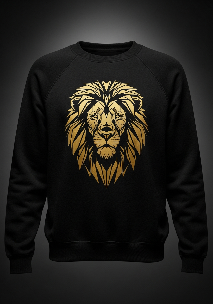 "Bold as a Lion" Crewneck faith-based apparel