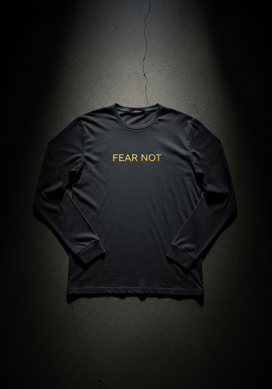 CRWN Threads Fear Not long sleeve tee