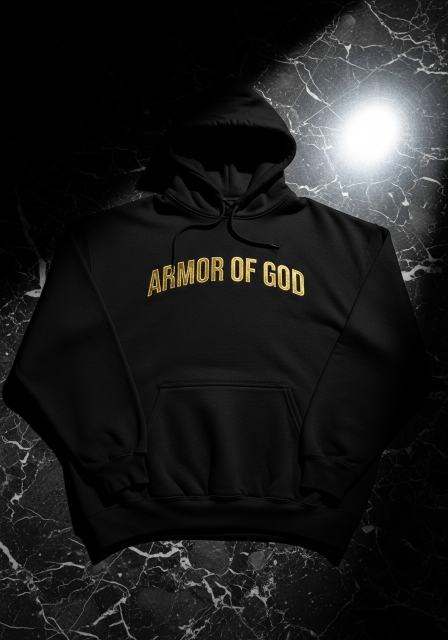 "Armor of God" Hoodie faith-based apparel