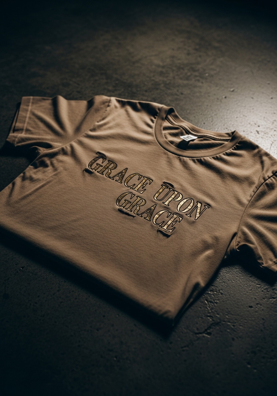 "Grace Upon Grace" Tee faith-based apparel