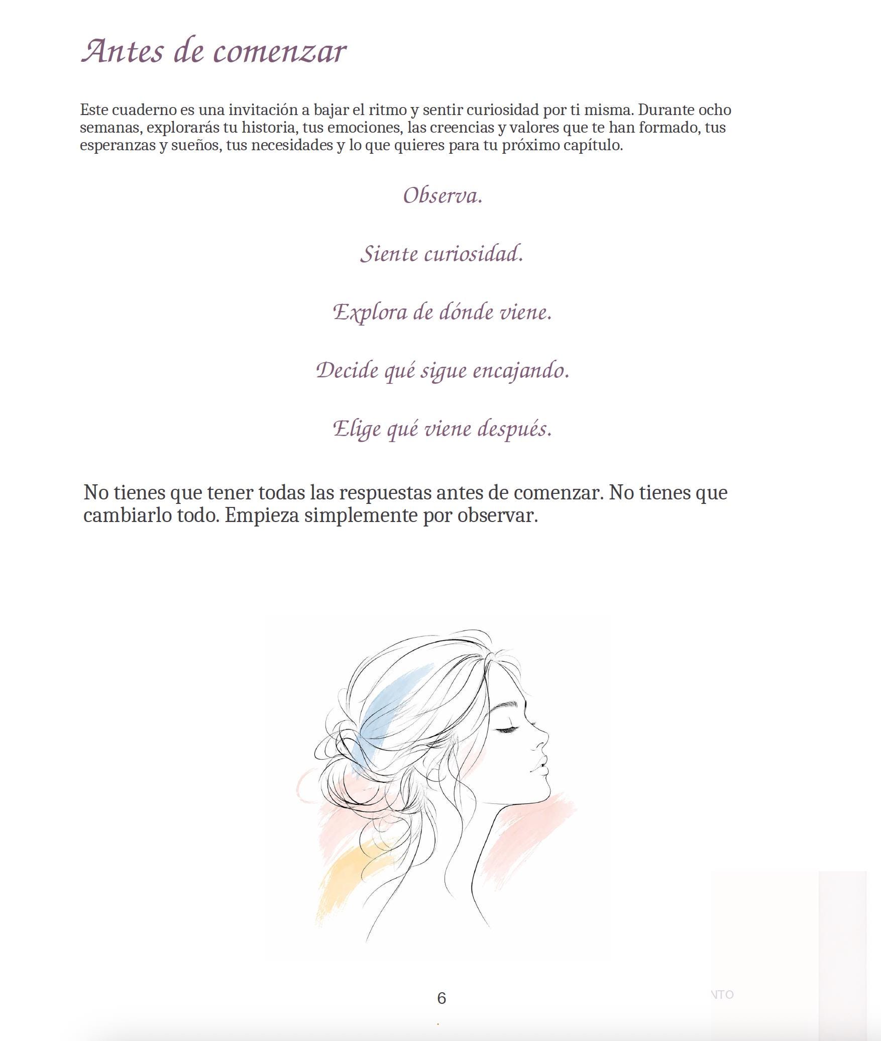 Volver a Encontrarte: Cuaderno guiado de reflexión de 8 semanas para mujeres que atraviesan cambios, preview 3