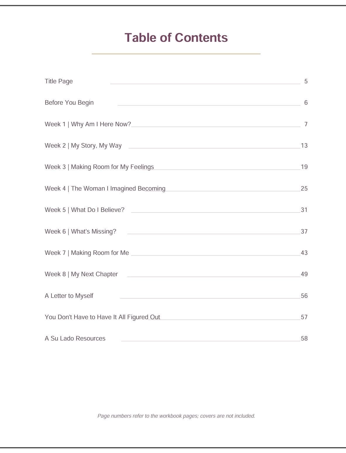 Finding Yourself Again: 8 Weeks of Guided Reflection for Women Navigating Change, preview 2