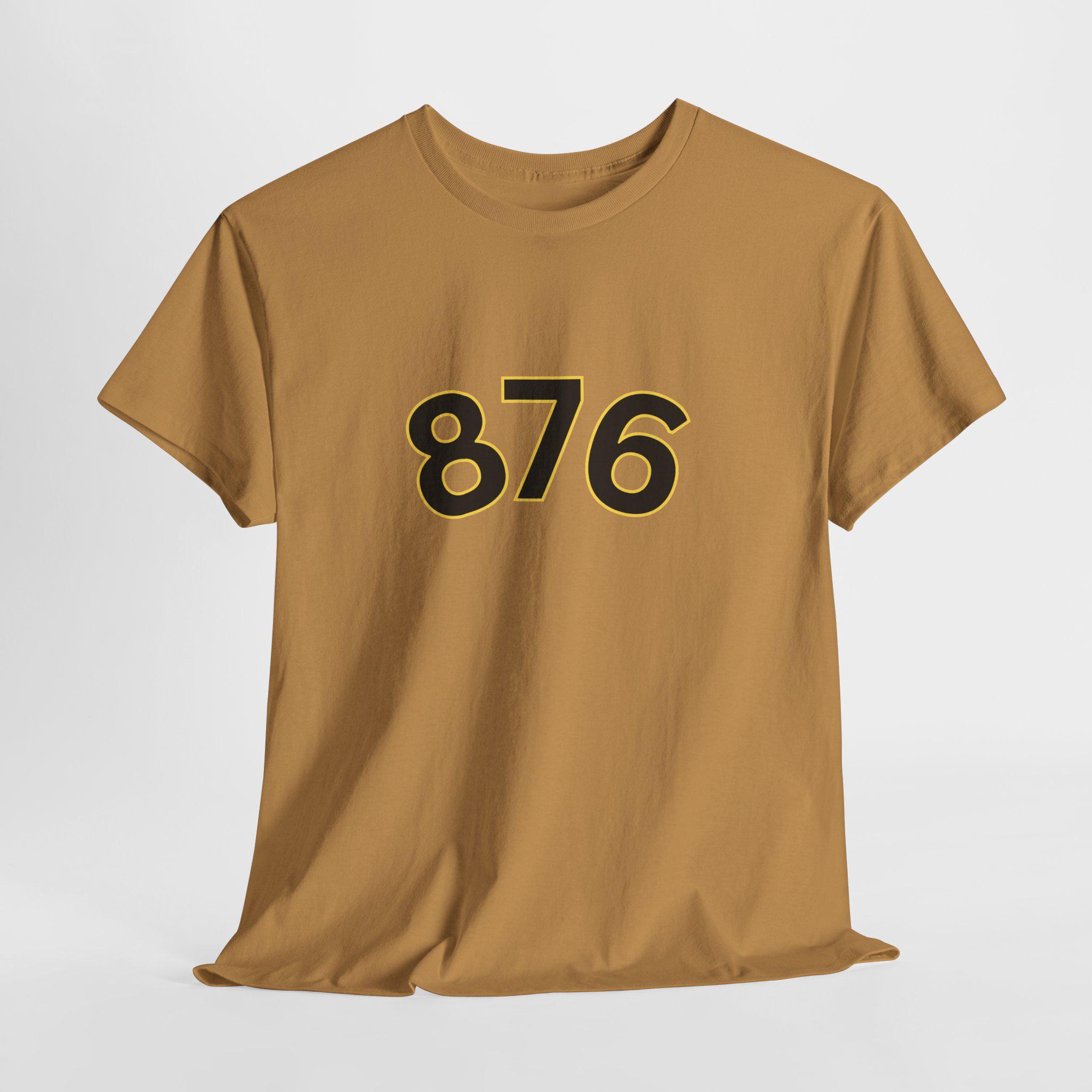 876 Jamaica Shirt with Back Print, Kingston Jamaica Culture Graphic Tee., product view 6