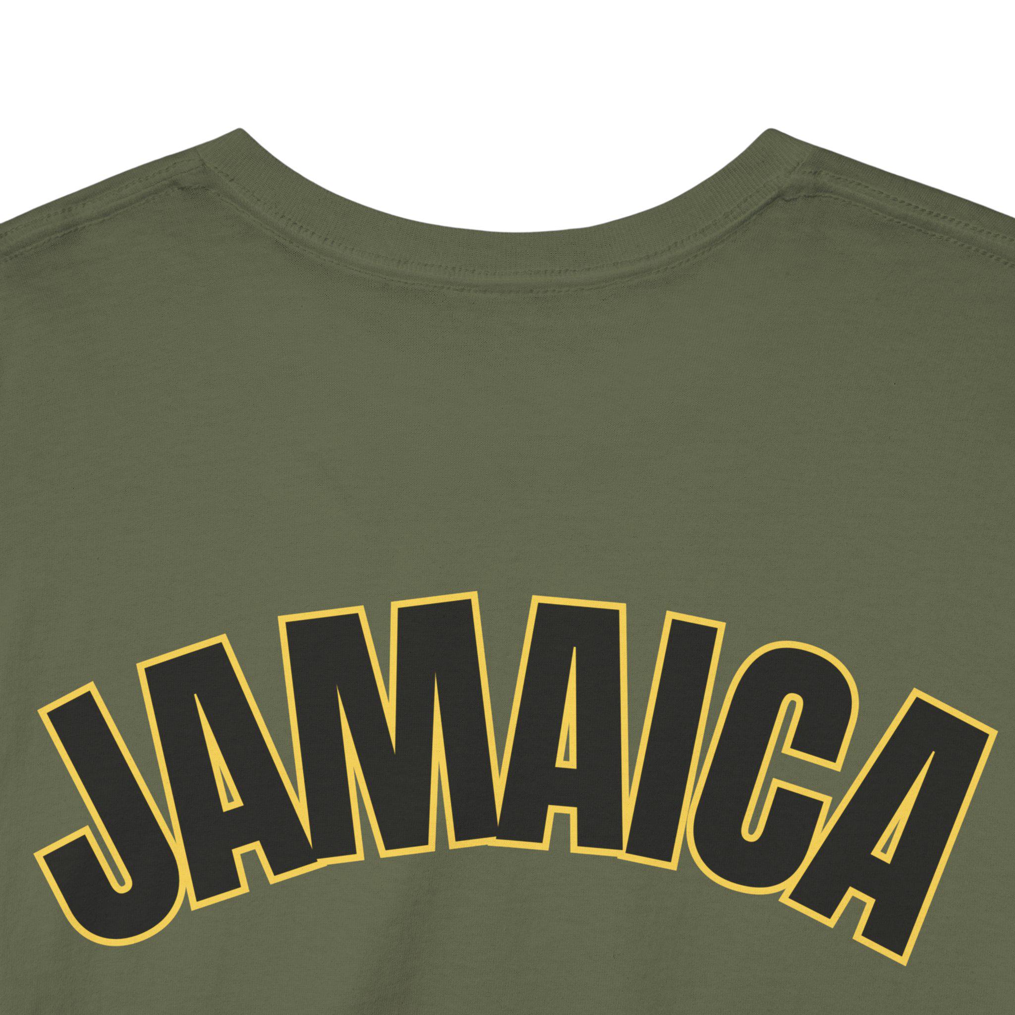 876 Jamaica Shirt with Back Print, Kingston Jamaica Culture Graphic Tee., product view 13