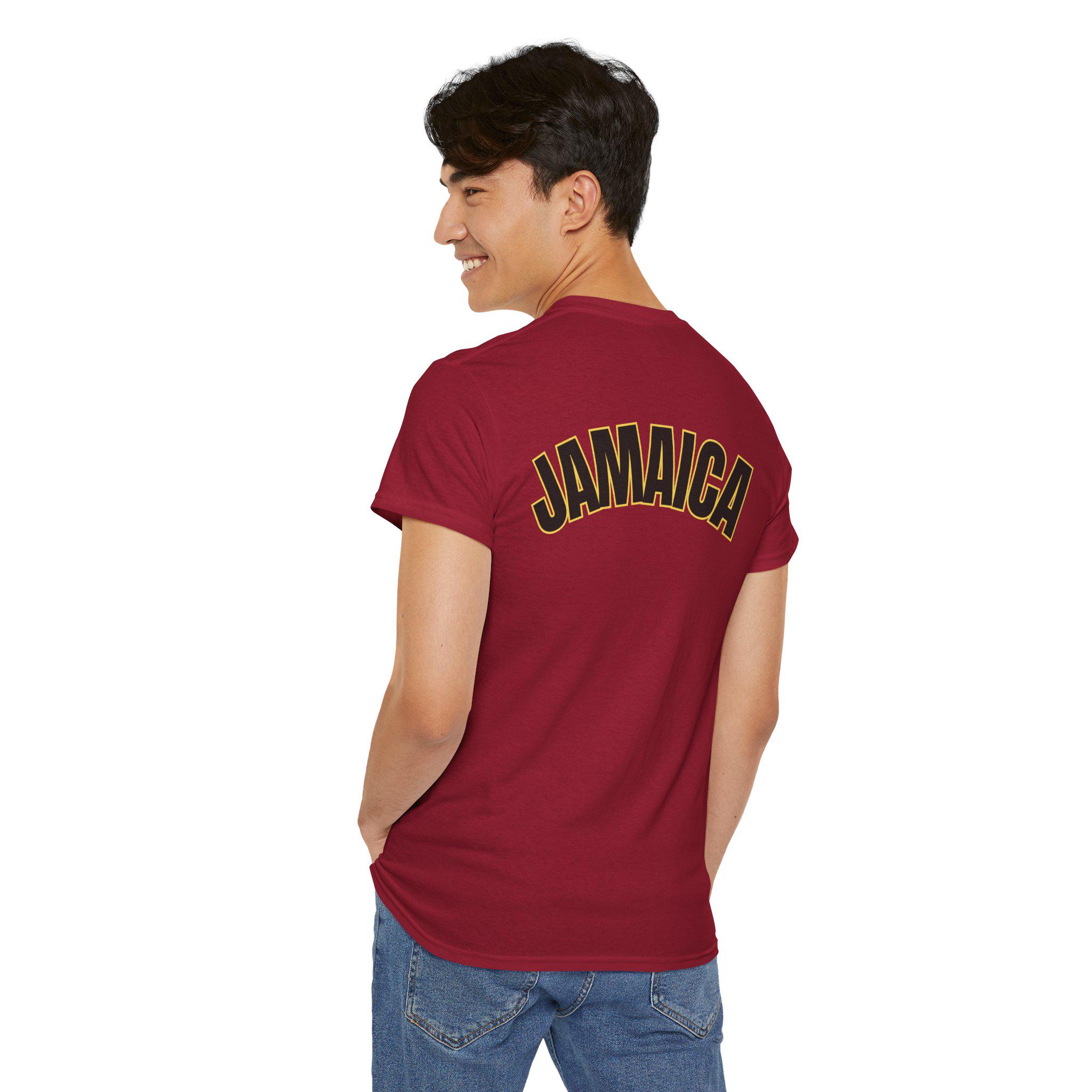 876 Jamaica Shirt with Back Print, Kingston Jamaica Culture Graphic Tee., product view 16