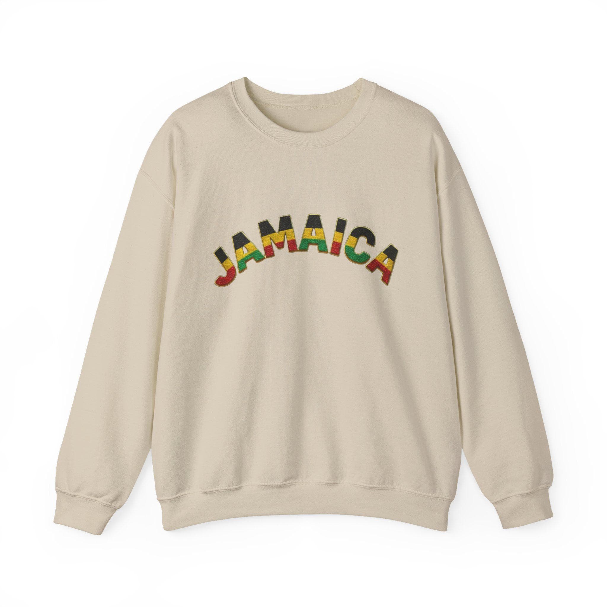 Jamaica Crewneck Sweatshirt. Unisex Cozy Pullover, Jamaica Graphic Sweater