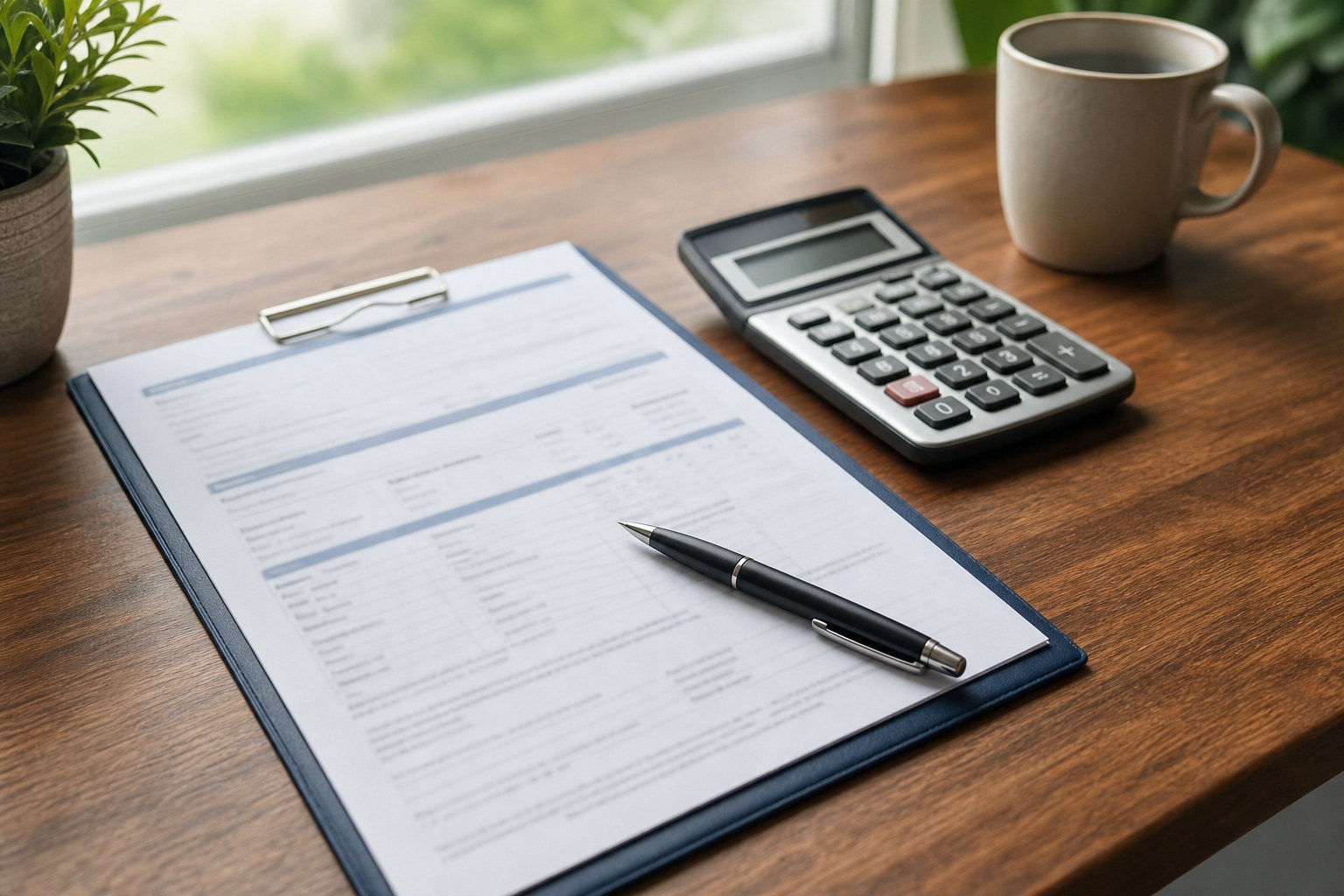 Home insurance policy documents and calculator