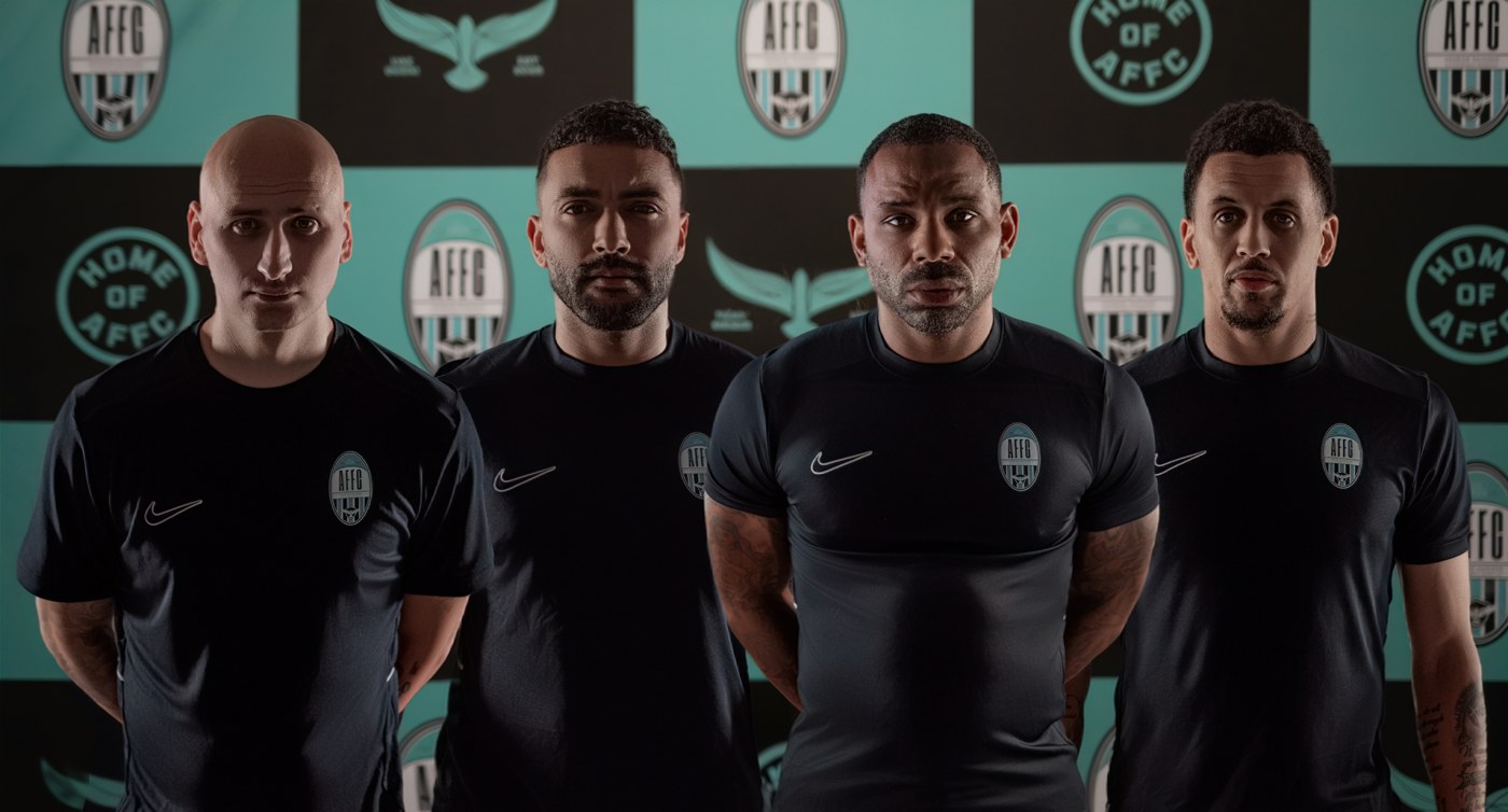 The Arabian Falcons team featured in the international program brochure